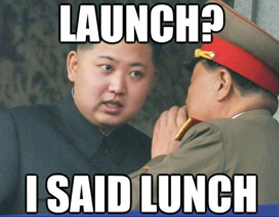 LAUNCH? I SAID LUNCH